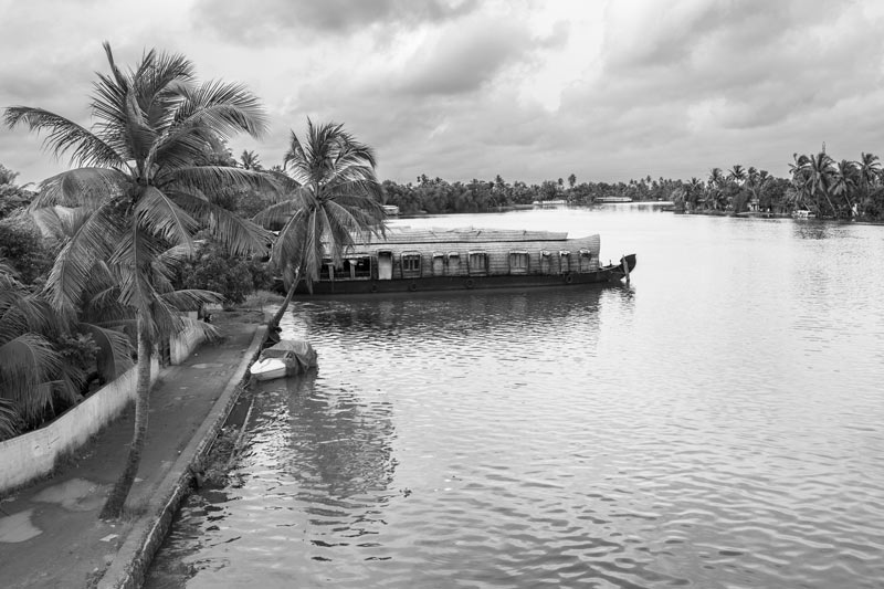 Living Below the Sea Level - River Pamba, the major river emptying into Vembanad Lake in Alappuzha district, Kerala